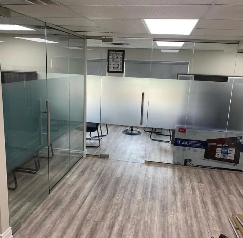 Glass office wall system Pembroke Pines FL