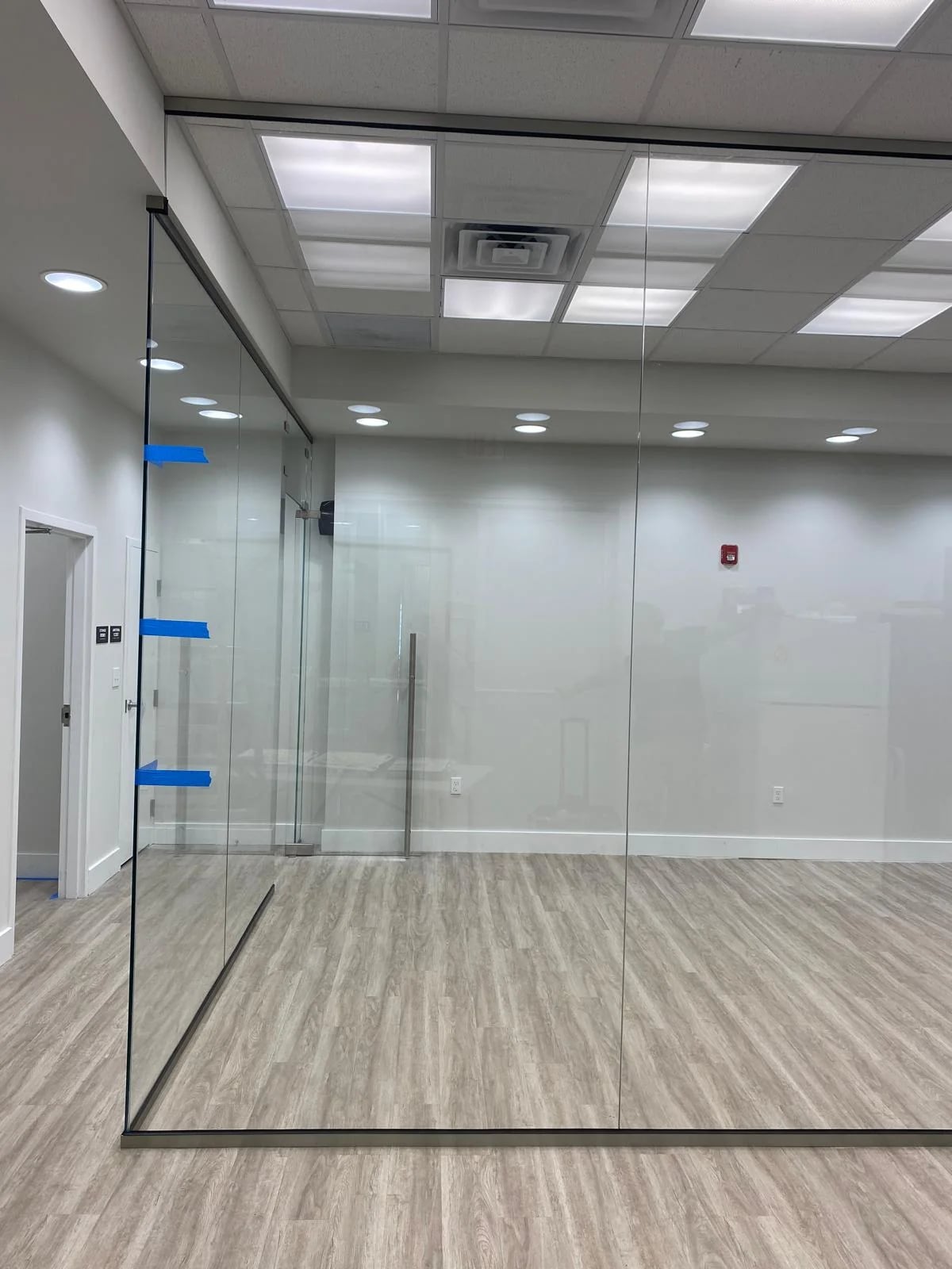 Glass office renovation Miami-Dade