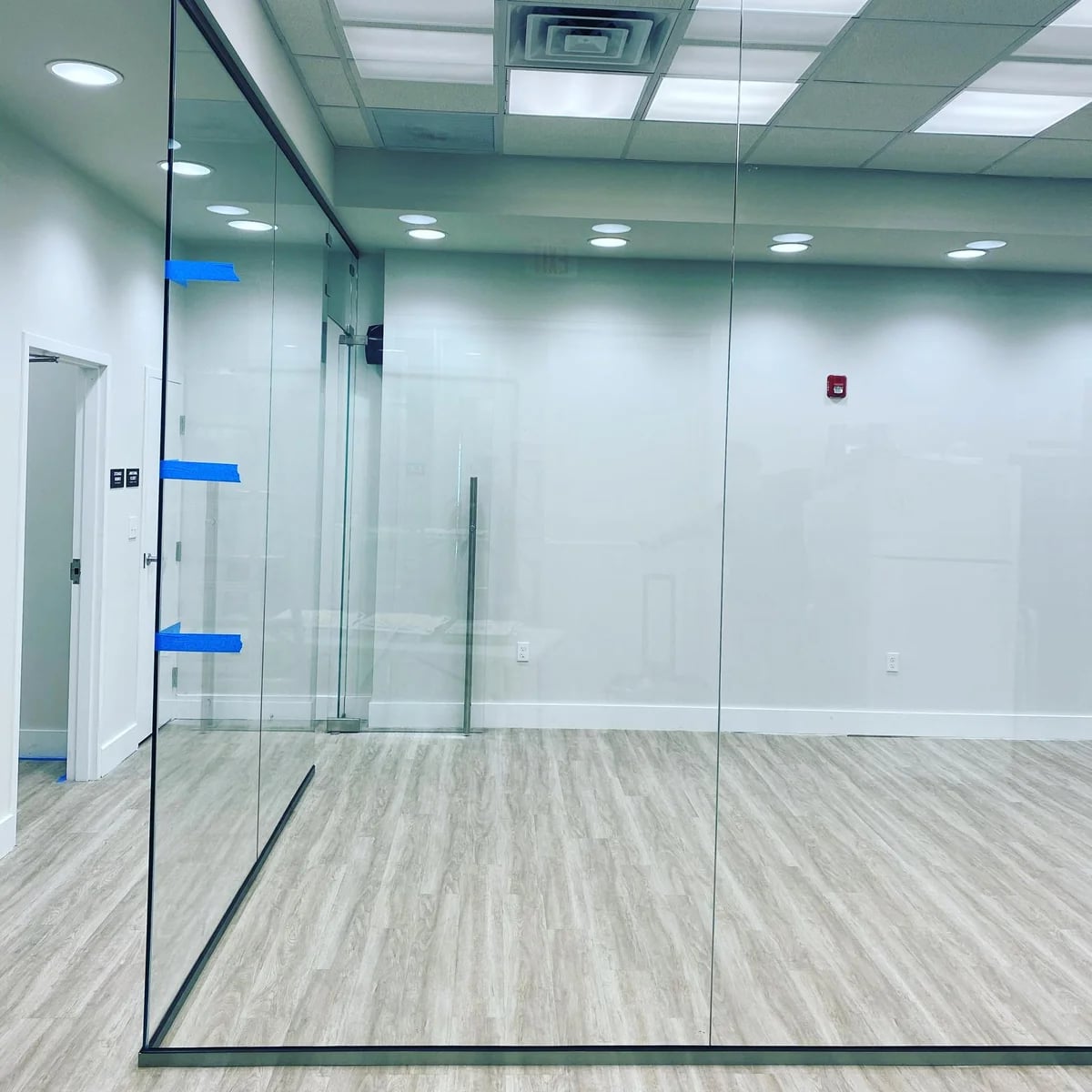 Commercial glass wall Palm Beach County