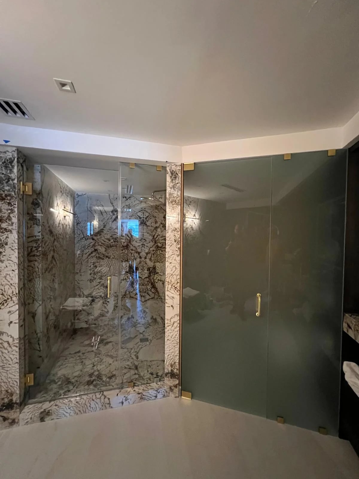 Frameless shower door installation Miami