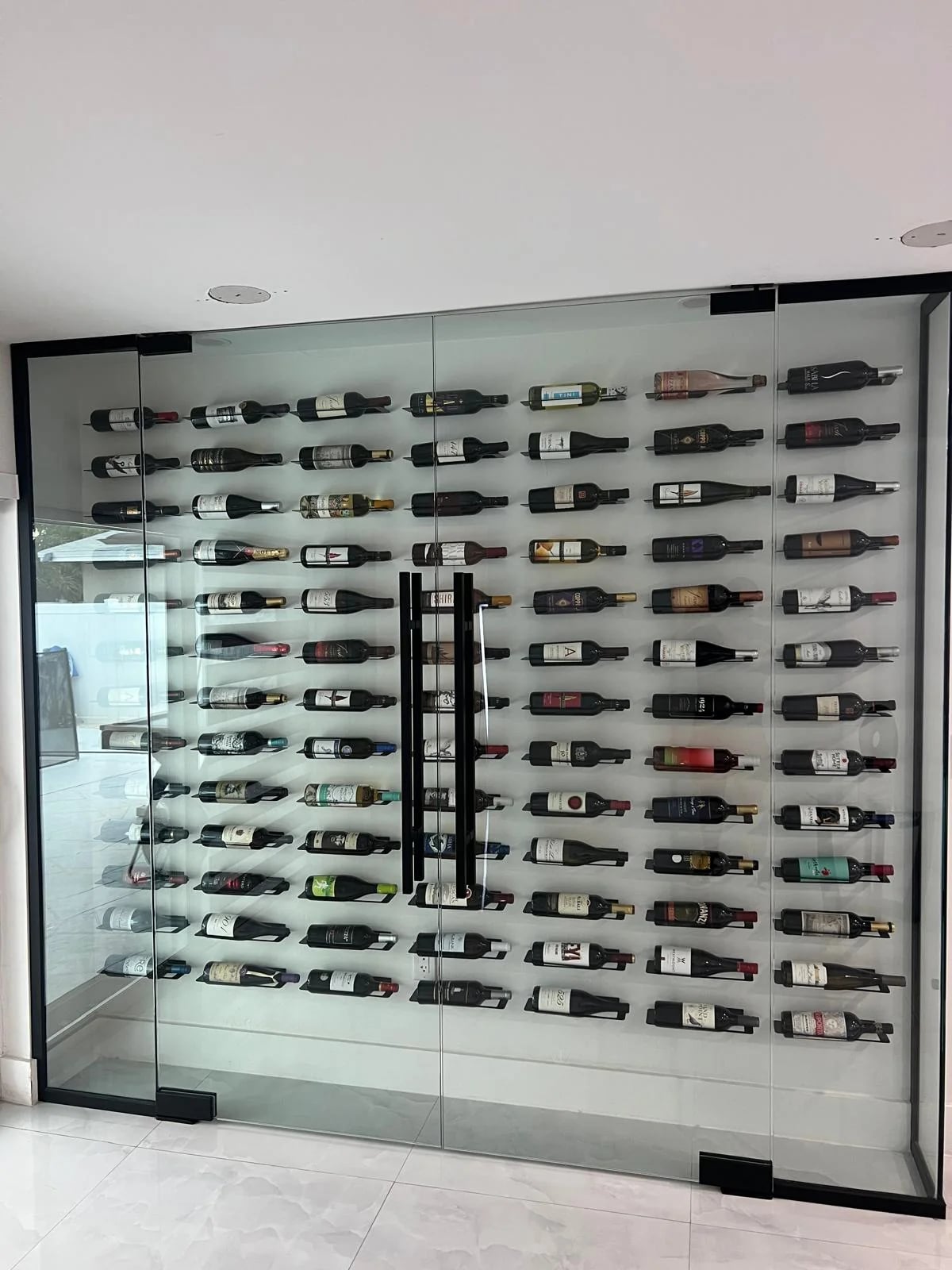 Glass wine room enclosure South Florida